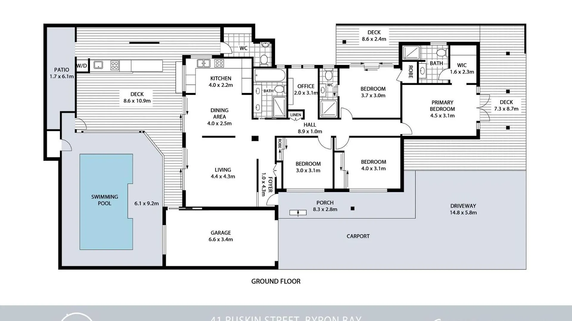 Blubayu Villa Byron Bay Holiday home